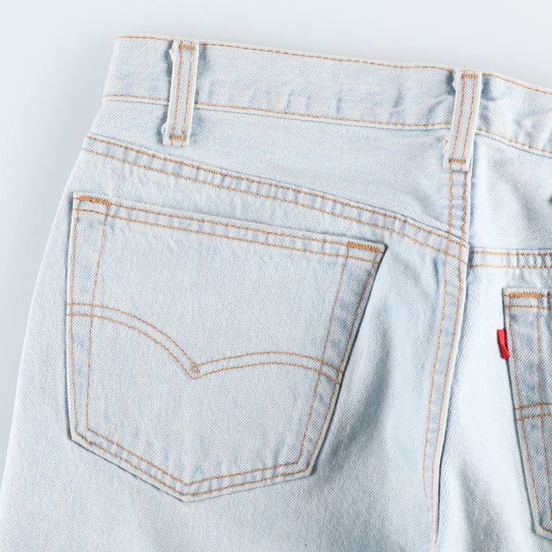 1990'S Levi's 501-0134 Straight Denim Pants, Made in USA, Men's Size W33 (approx.), Vintage cotton Blue type light blue Vintage Second Hand