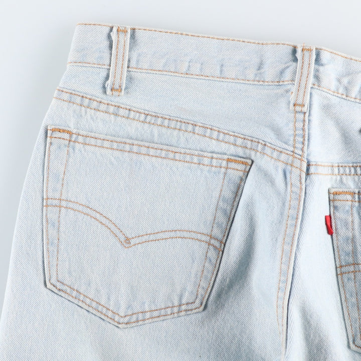 1990'S Levi's 501-0134 Straight Denim Pants, Made in USA, Men's Size W33 (approx.), Vintage cotton Blue type light blue Vintage Second Hand