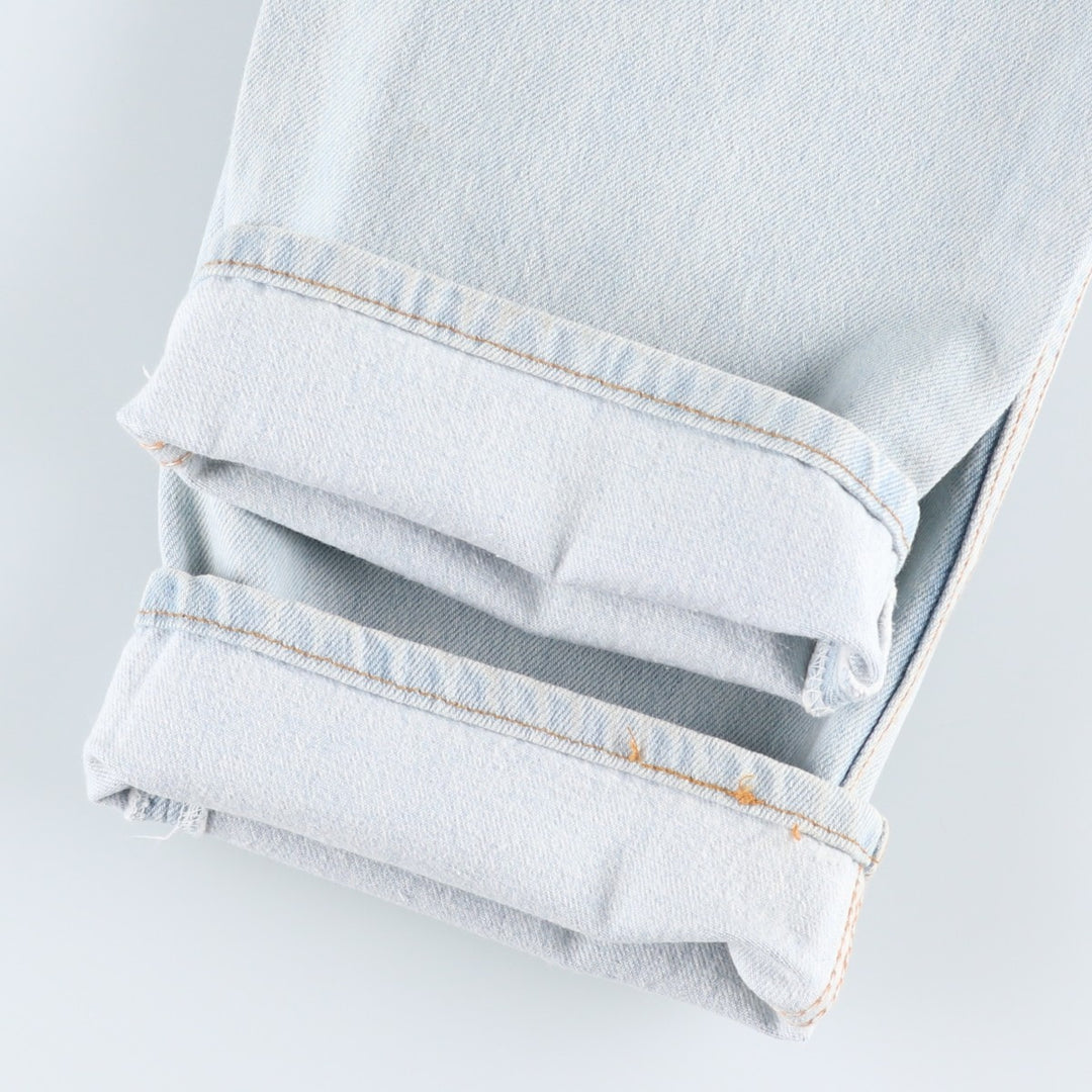 1990'S Levi's 501-0134 Straight Denim Pants, Made in USA, Men's Size W33 (approx.), Vintage cotton Blue type light blue Vintage Second Hand