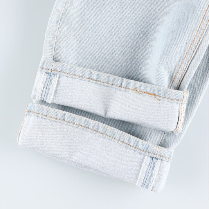 1990'S Levi's 501-0134 Straight Denim Pants, Made in USA, Men's Size W33 (approx.), Vintage cotton Blue type light blue Vintage Second Hand