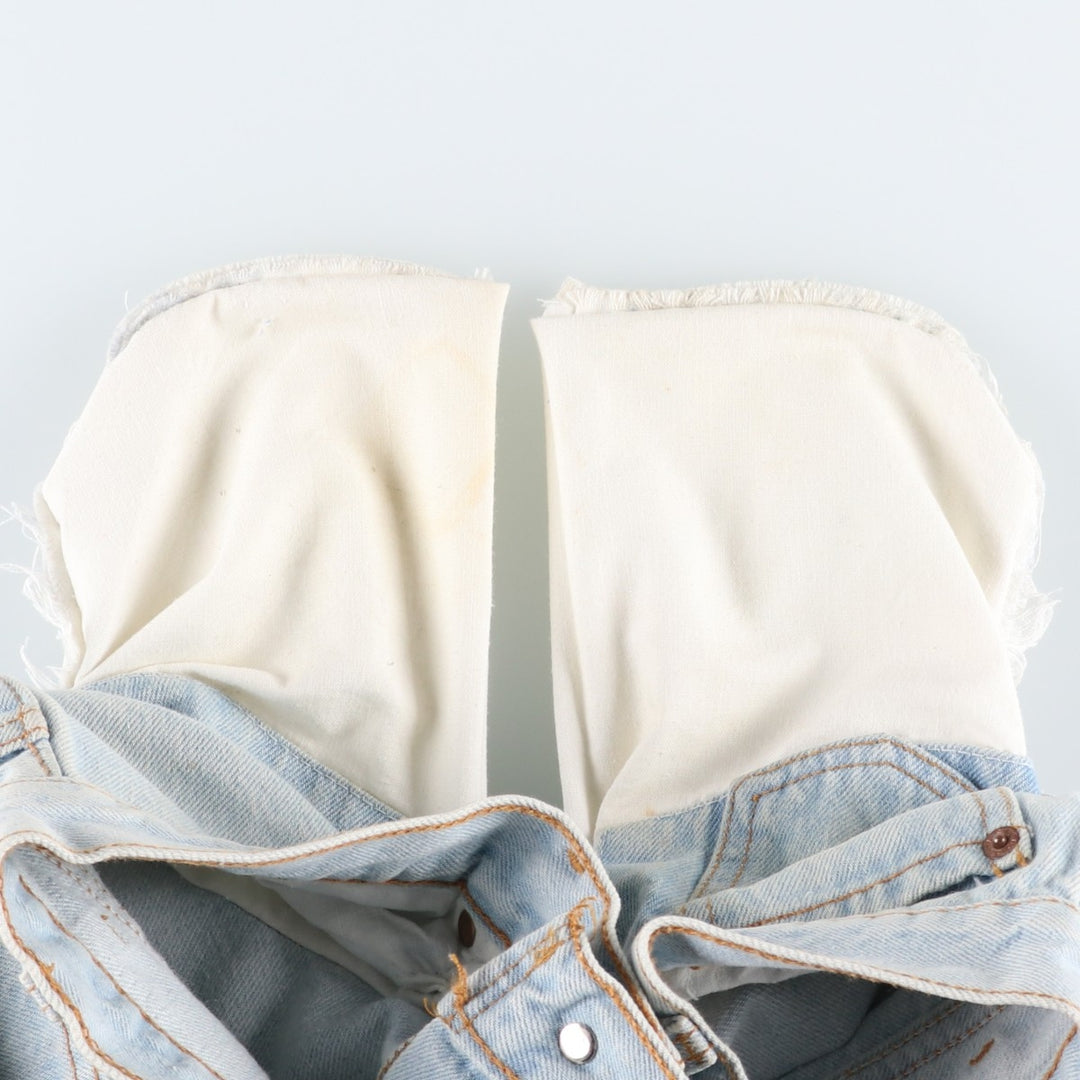 1990'S Levi's 501-0134 Straight Denim Pants, Made in USA, Men's Size W33 (approx.), Vintage cotton Blue type light blue Vintage Second Hand