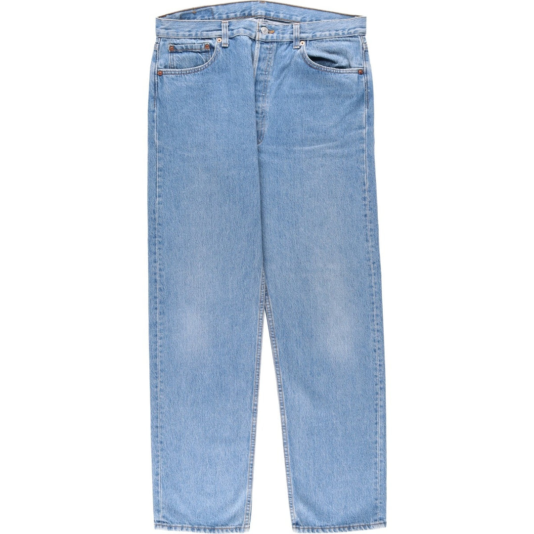 1990'S Levi's 501-0191 Straight Denim Pants, Made in USA, Men's Size W34 (approx.), Vintage cotton blue type Vintage Second Hand