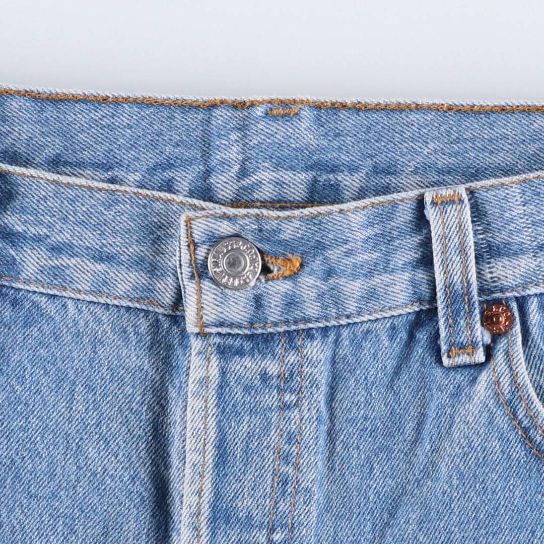 1990'S Levi's 501-0191 Straight Denim Pants, Made in USA, Men's Size W34 (approx.), Vintage cotton blue type Vintage Second Hand