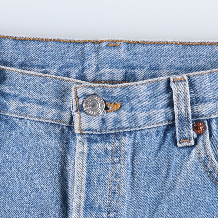 1990'S Levi's 501-0191 Straight Denim Pants, Made in USA, Men's Size W34 (approx.), Vintage cotton blue type Vintage Second Hand