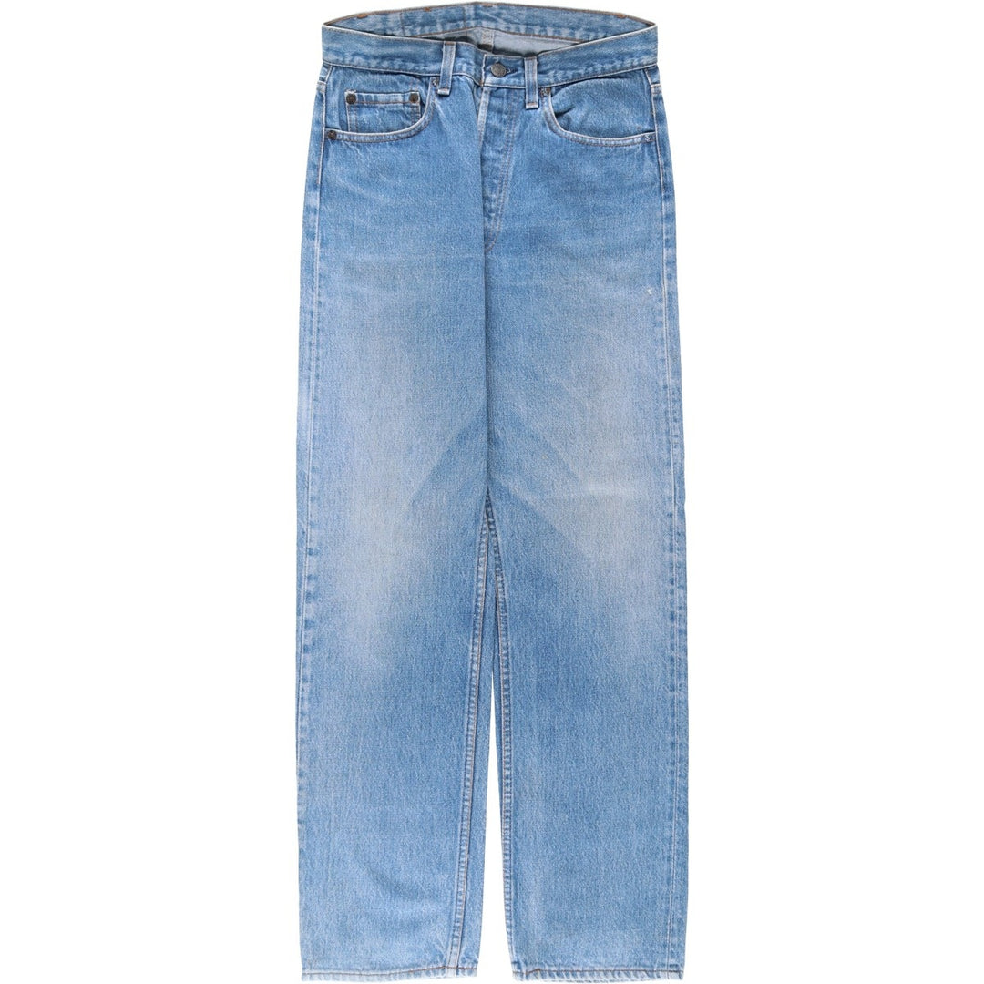 ~90'S Levi's Straight Denim Pants, Made in USA, Men's Size W29 (approx.), Vintage cotton blue type Vintage Second Hand