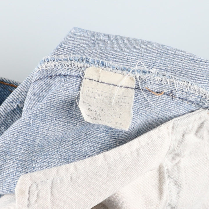 ~90'S Levi's Straight Denim Pants, Made in USA, Men's Size W29 (approx.), Vintage cotton blue type Vintage Second Hand