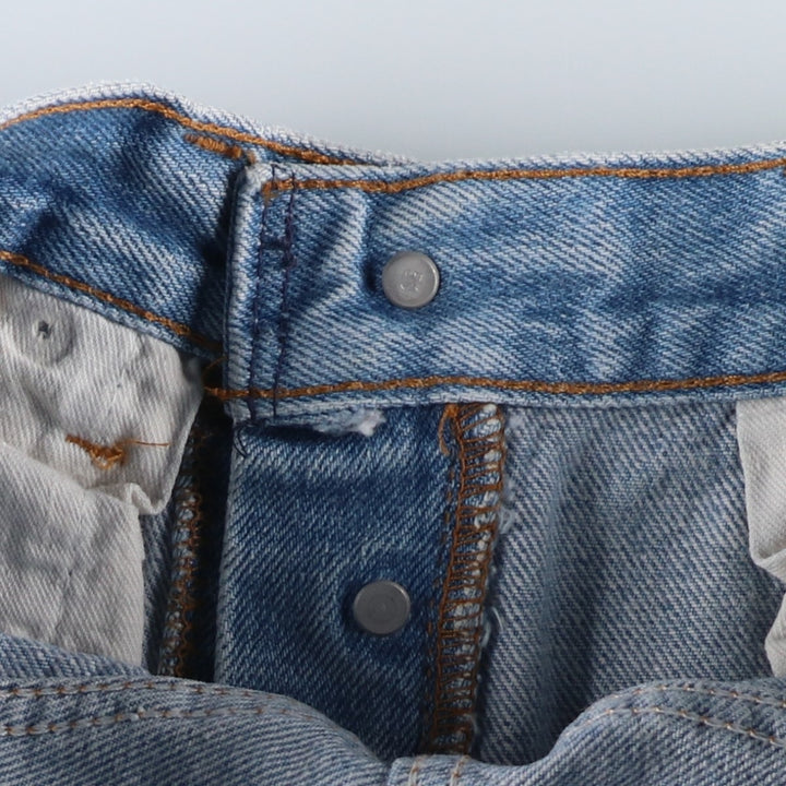 ~90'S Levi's Straight Denim Pants, Made in USA, Men's Size W29 (approx.), Vintage cotton blue type Vintage Second Hand