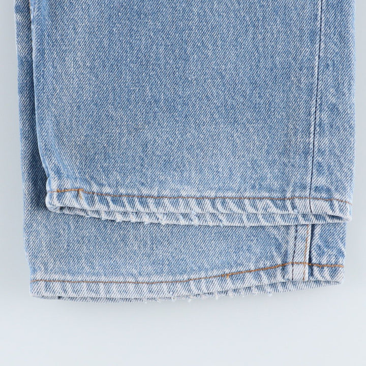 ~90'S Levi's Straight Denim Pants, Made in USA, Men's Size W29 (approx.), Vintage cotton blue type Vintage Second Hand
