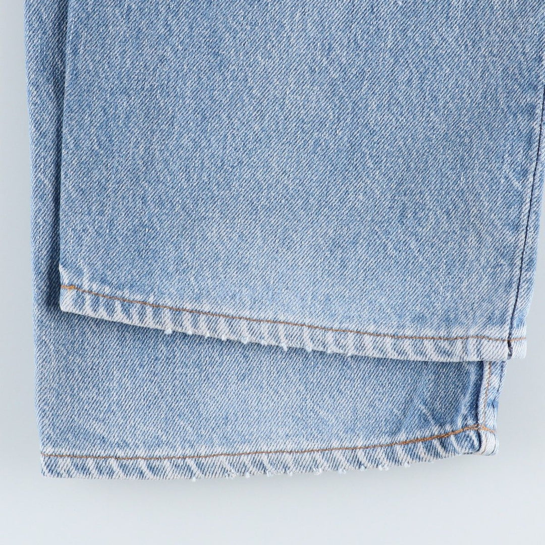 ~90'S Levi's Straight Denim Pants, Made in USA, Men's Size W29 (approx.), Vintage cotton blue type Vintage Second Hand
