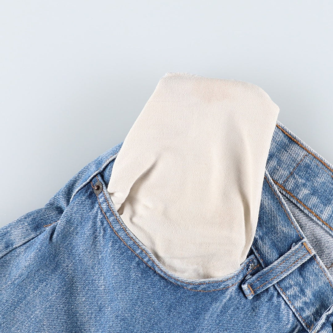 ~90'S Levi's Straight Denim Pants, Made in USA, Men's Size W29 (approx.), Vintage cotton blue type Vintage Second Hand