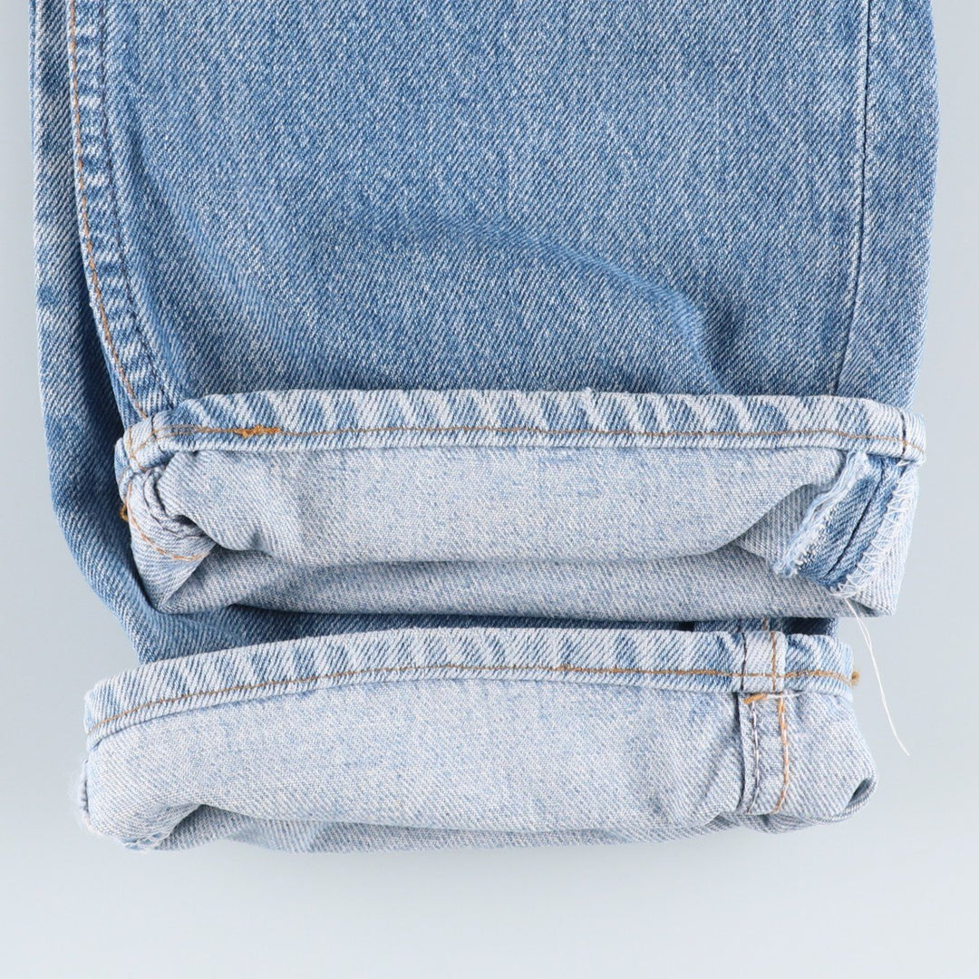 ~90'S Levi's Straight Denim Pants, Made in USA, Men's Size W29 (approx.), Vintage cotton blue type Vintage Second Hand
