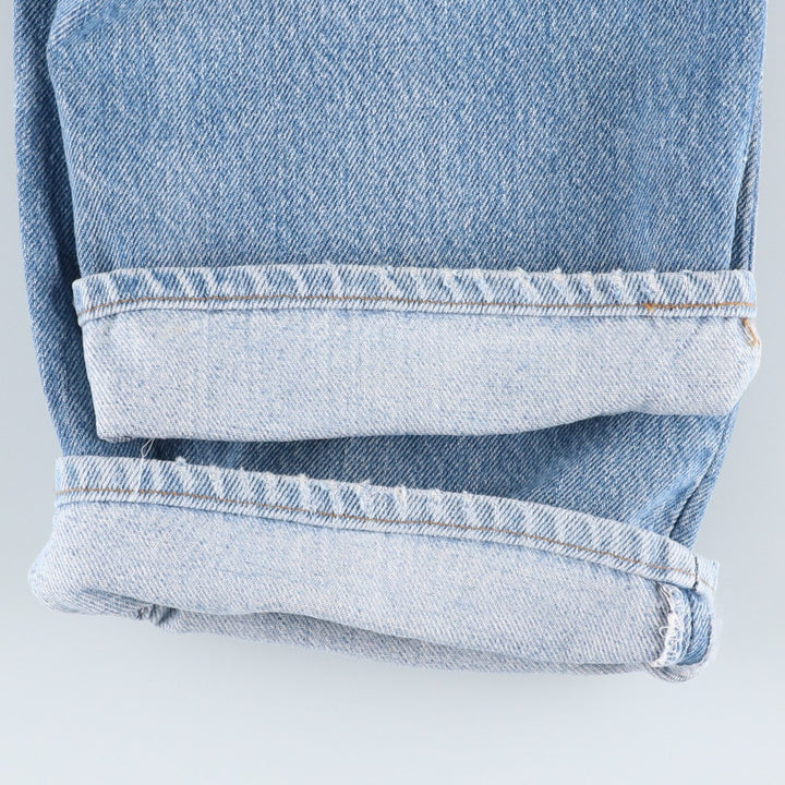 ~90'S Levi's Straight Denim Pants, Made in USA, Men's Size W29 (approx.), Vintage cotton blue type Vintage Second Hand