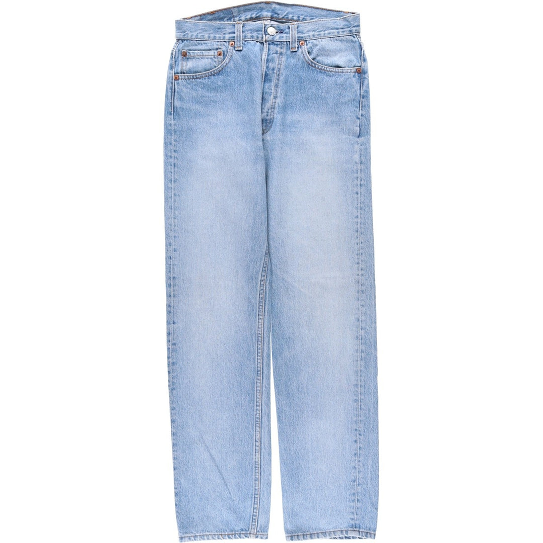 1990'S Levi's 501-5900 Straight Denim Pants, Made in USA, Men's Size W29 (approx.), Vintage cotton Blue type light blue Vintage Second Hand