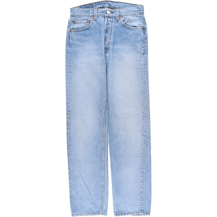 1990'S Levi's 501-5900 Straight Denim Pants, Made in USA, Men's Size W29 (approx.), Vintage cotton Blue type light blue Vintage Second Hand