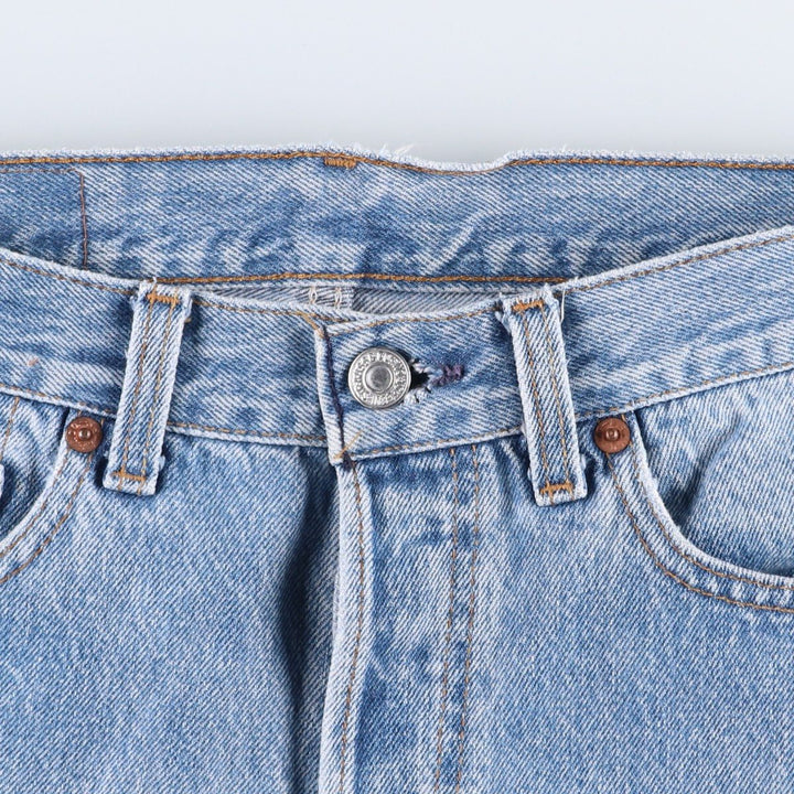 1990'S Levi's 501-5900 Straight Denim Pants, Made in USA, Men's Size W29 (approx.), Vintage cotton Blue type light blue Vintage Second Hand