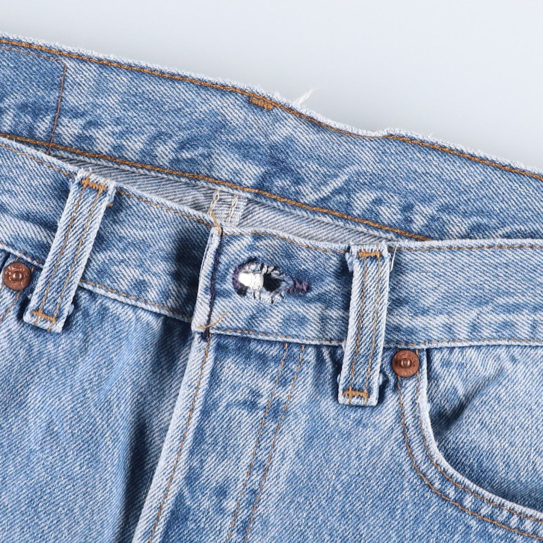 1990'S Levi's 501-5900 Straight Denim Pants, Made in USA, Men's Size W29 (approx.), Vintage cotton Blue type light blue Vintage Second Hand