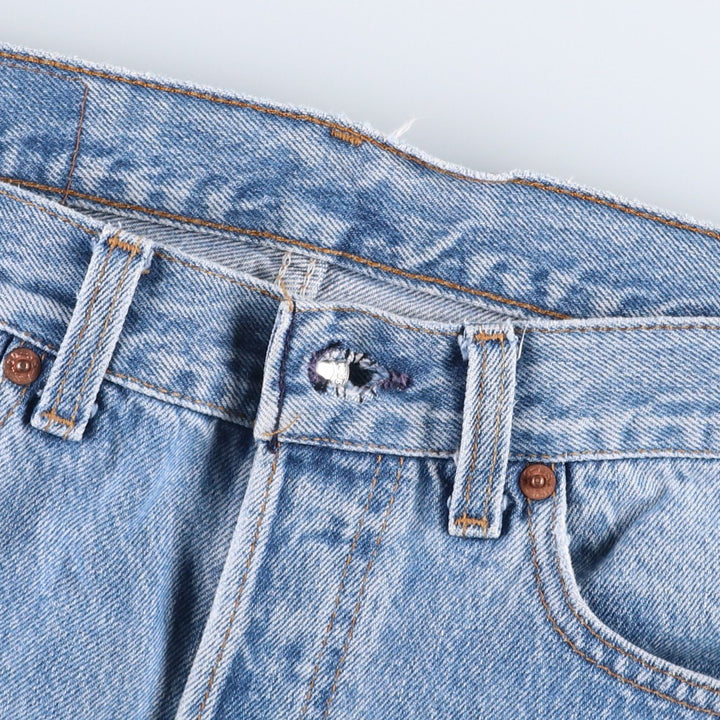 1990'S Levi's 501-5900 Straight Denim Pants, Made in USA, Men's Size W29 (approx.), Vintage cotton Blue type light blue Vintage Second Hand