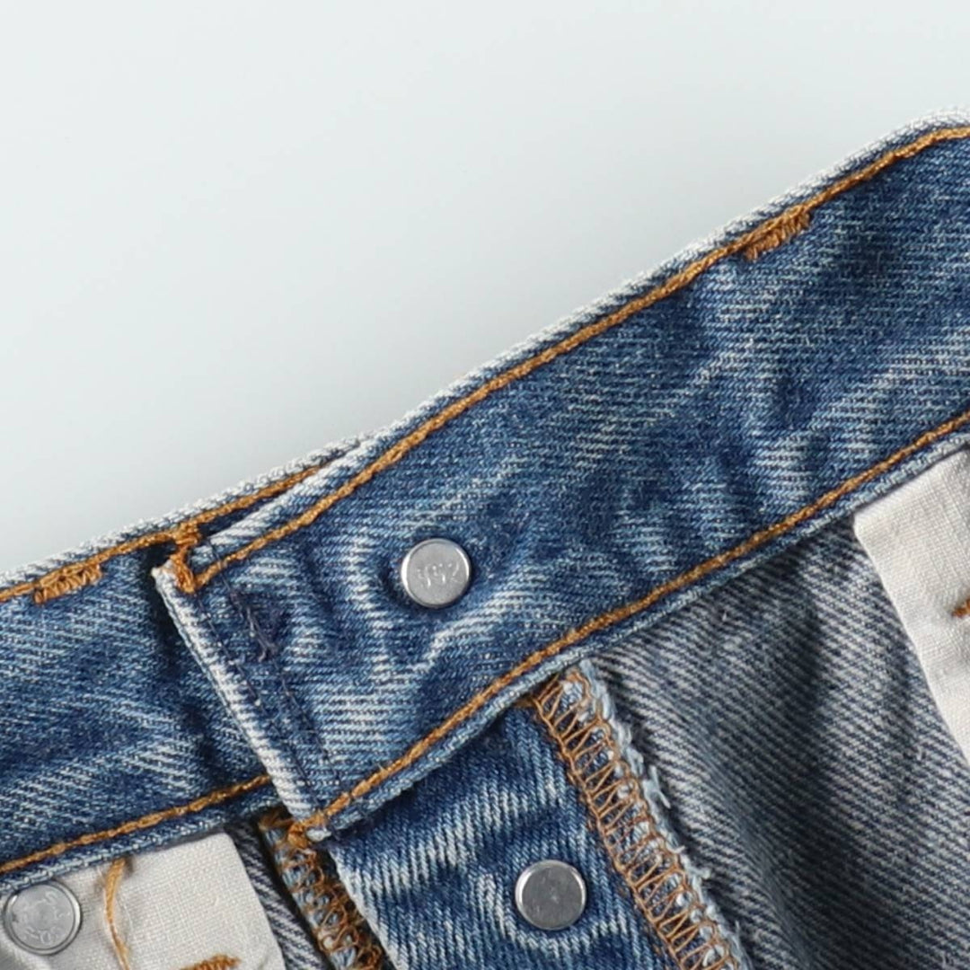 ~1990'S Levi's 501-0117 Straight Denim Pants, Made in USA, Men's Size W31 (approx.), Vintage cotton blue type Vintage Second Hand