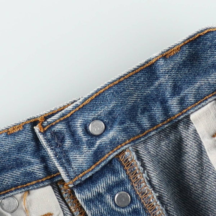 ~1990'S Levi's 501-0117 Straight Denim Pants, Made in USA, Men's Size W31 (approx.), Vintage cotton blue type Vintage Second Hand