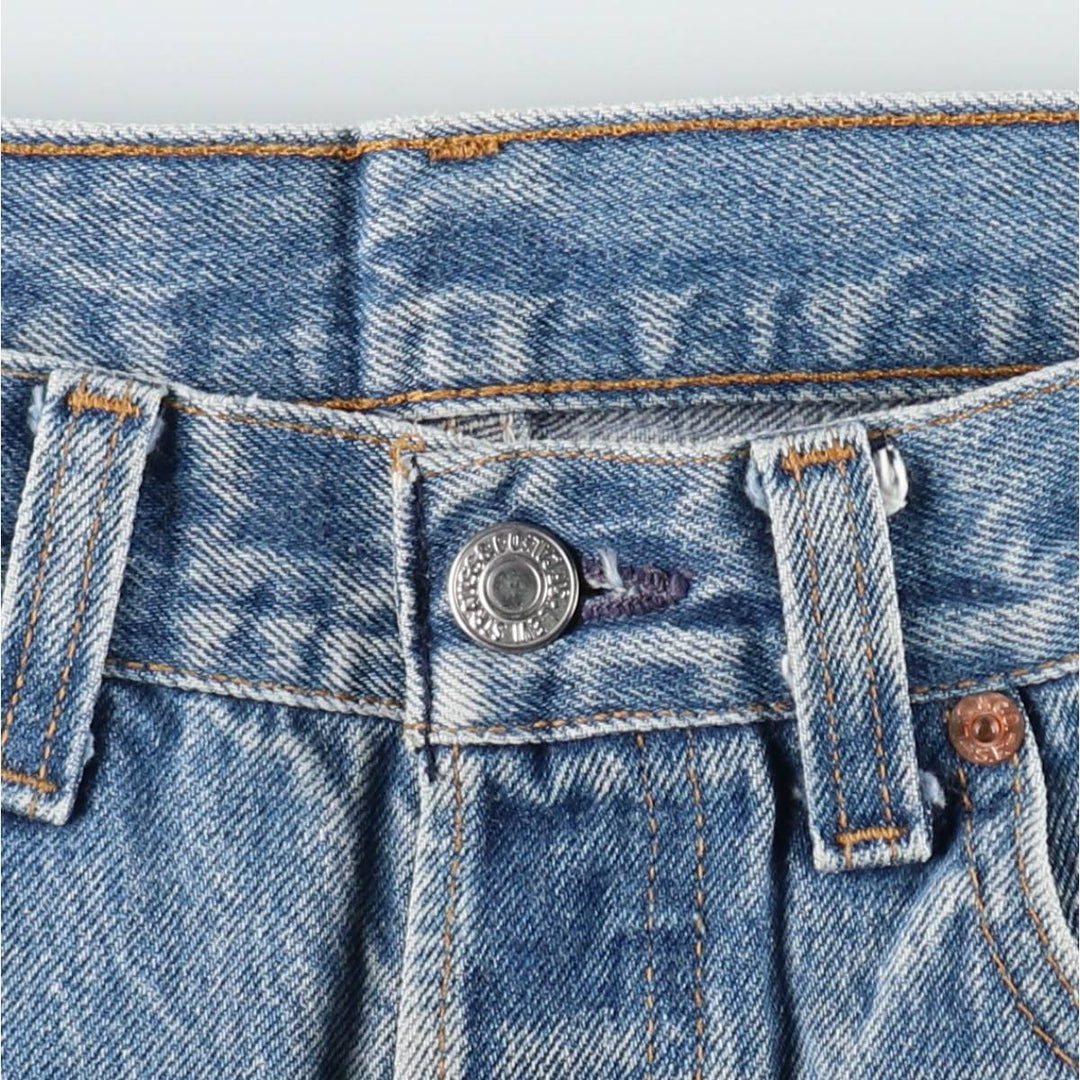 ~1990'S Levi's 501-0117 Straight Denim Pants, Made in USA, Men's Size W31 (approx.), Vintage cotton blue type Vintage Second Hand