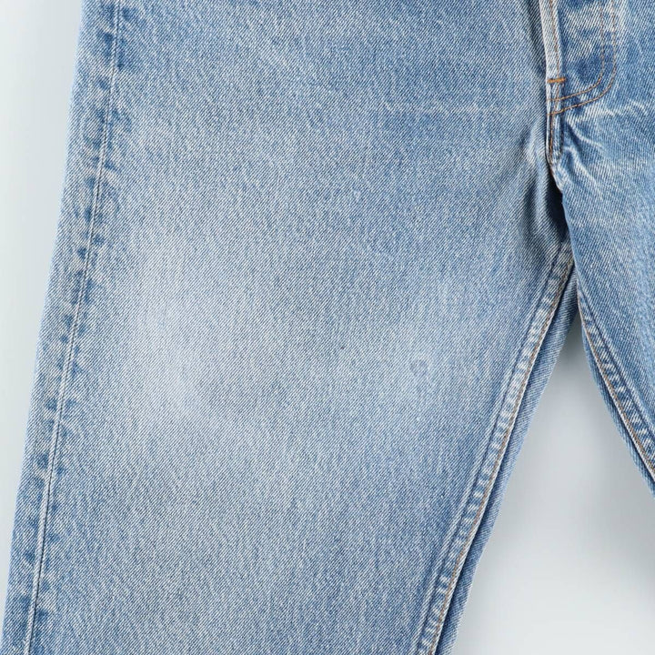 ~1990'S Levi's 501-0117 Straight Denim Pants, Made in USA, Men's Size W31 (approx.), Vintage cotton blue type Vintage Second Hand