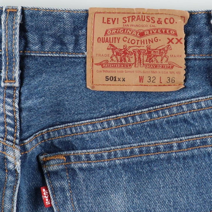 90'S Levi's 501-0000 Straight Denim Pants Made in USA Men's W30 Vintage cotton blue type Vintage Second Hand