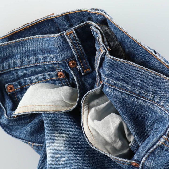 90'S Levi's 501-0000 Straight Denim Pants Made in USA Men's W30 Vintage cotton blue type Vintage Second Hand