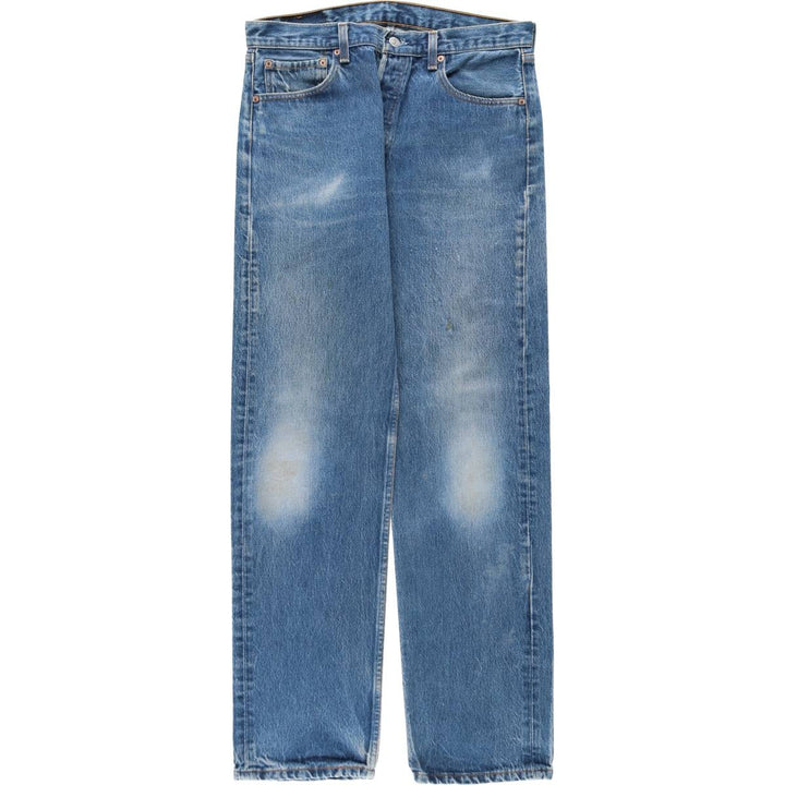 90'S Levi's 501-0000 Straight Denim Pants Made in USA Men's W34 Vintage cotton blue type Vintage Second Hand