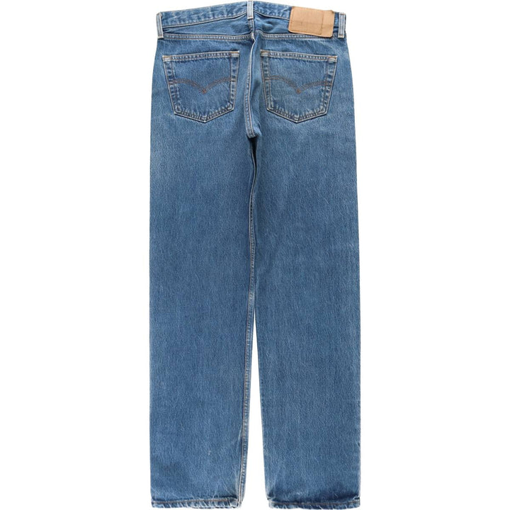 90'S Levi's 501-0000 Straight Denim Pants Made in USA Men's W34 Vintage cotton blue type Vintage Second Hand