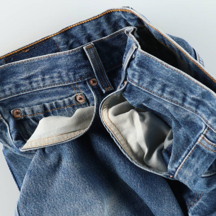 90'S Levi's 501-0000 Straight Denim Pants Made in USA Men's W34 Vintage cotton blue type Vintage Second Hand
