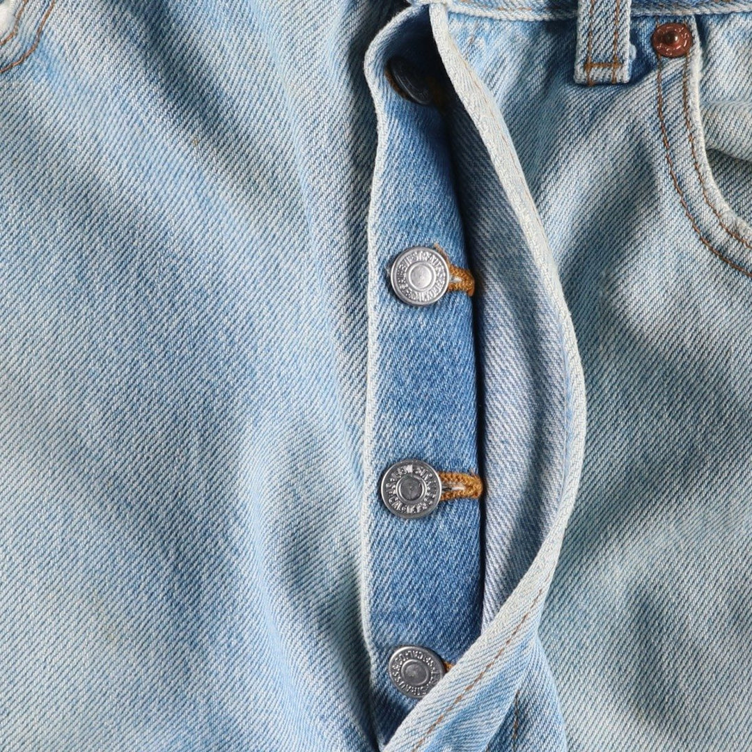 ~1990'S Levi's 501 Straight Denim Pants, Made in USA, Men's W34 (approx.), Vintage cotton blue type Vintage Second Hand