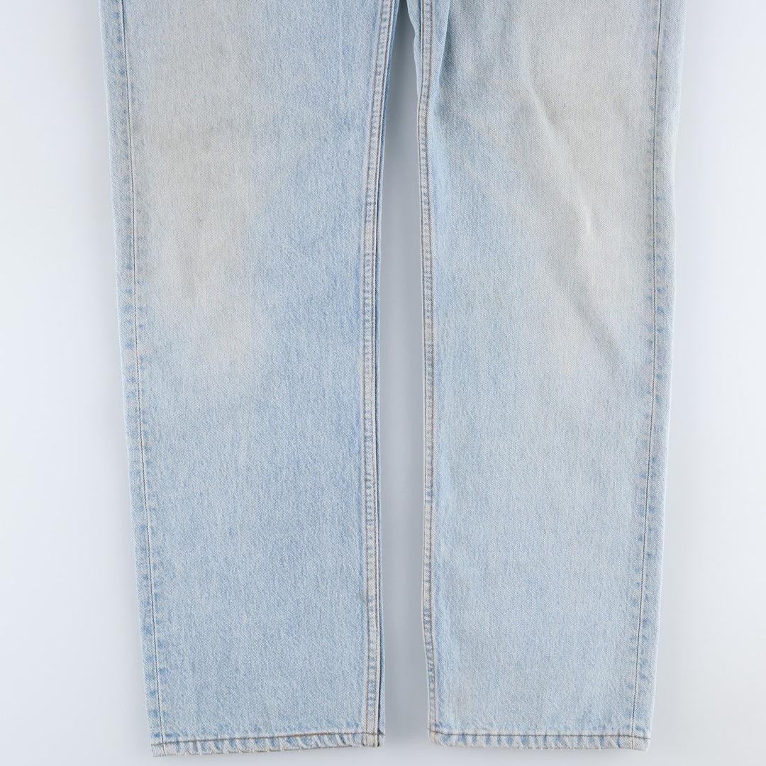 ~1990'S Levi's 501 Straight Denim Pants, Made in USA, Men's W34 (approx.), Vintage cotton blue type Vintage Second Hand