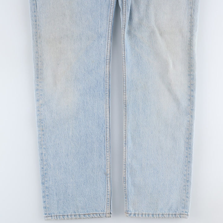 ~1990'S Levi's 501 Straight Denim Pants, Made in USA, Men's W34 (approx.), Vintage cotton blue type Vintage Second Hand