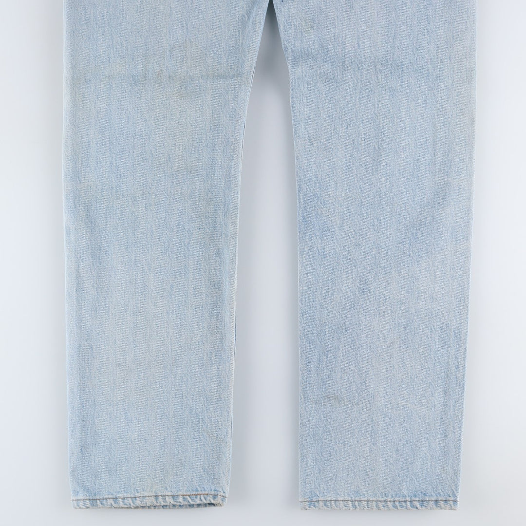 ~1990'S Levi's 501 Straight Denim Pants, Made in USA, Men's W34 (approx.), Vintage cotton blue type Vintage Second Hand