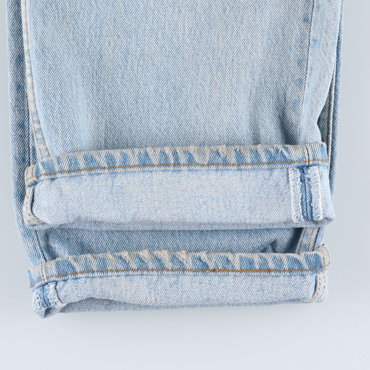 ~1990'S Levi's 501 Straight Denim Pants, Made in USA, Men's W34 (approx.), Vintage cotton blue type Vintage Second Hand