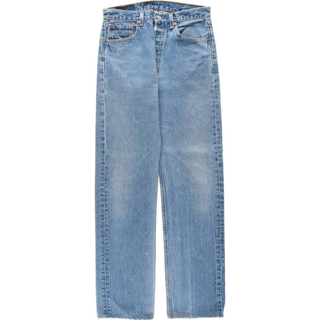 1990'S Levi's 1501-0117 Straight Denim Pants, Made in USA, Men's Size W31 (approx.), Vintage cotton blue type Vintage Second Hand