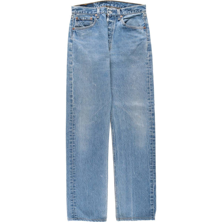 1990'S Levi's 1501-0117 Straight Denim Pants, Made in USA, Men's Size W31 (approx.), Vintage cotton blue type Vintage Second Hand