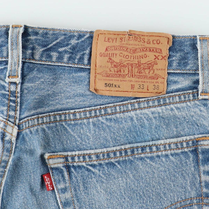 1990'S Levi's 1501-0117 Straight Denim Pants, Made in USA, Men's Size W31 (approx.), Vintage cotton blue type Vintage Second Hand
