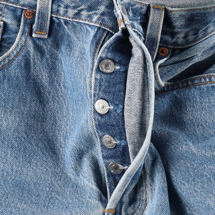 1990'S Levi's 1501-0117 Straight Denim Pants, Made in USA, Men's Size W31 (approx.), Vintage cotton blue type Vintage Second Hand