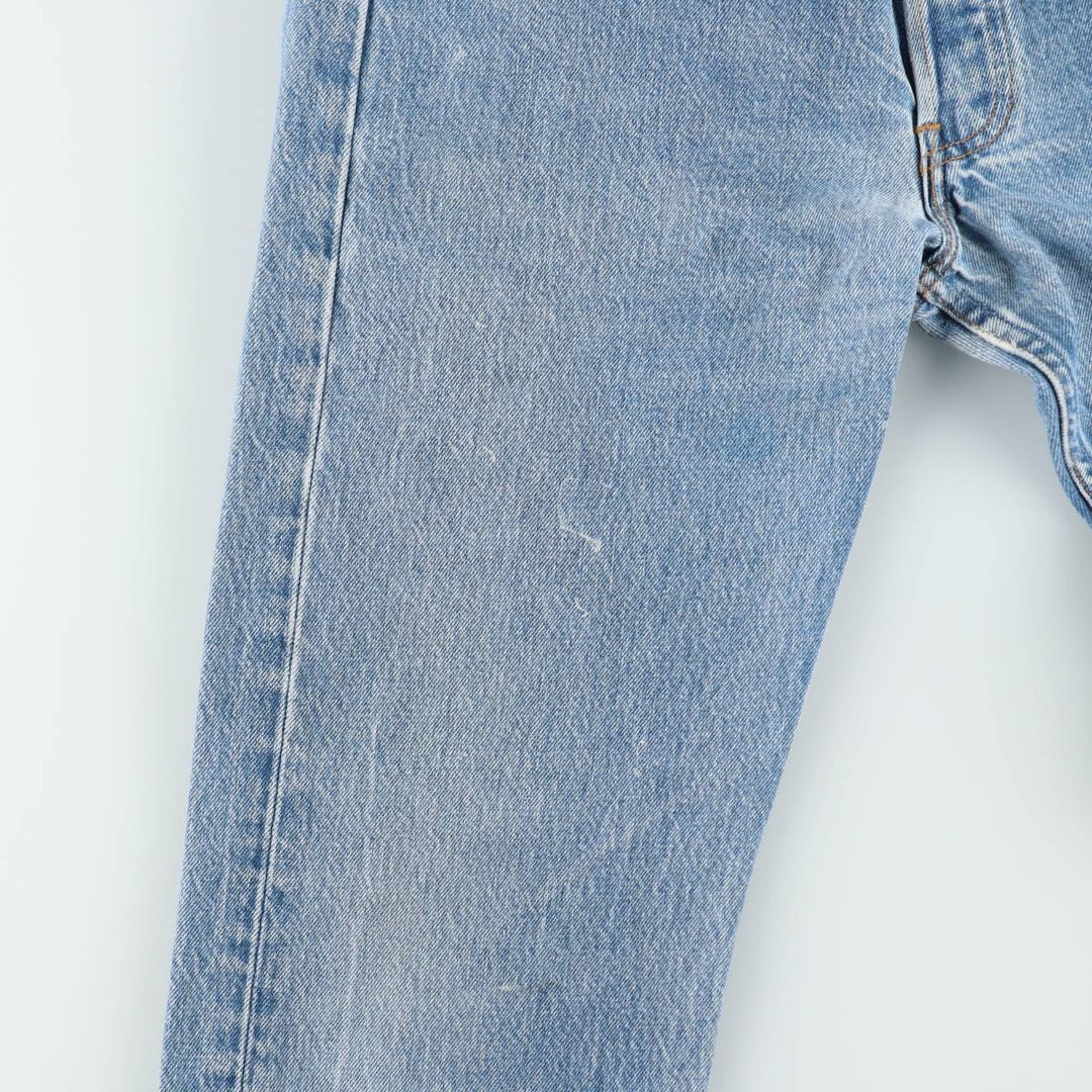 1990'S Levi's 1501-0117 Straight Denim Pants, Made in USA, Men's Size W31 (approx.), Vintage cotton blue type Vintage Second Hand
