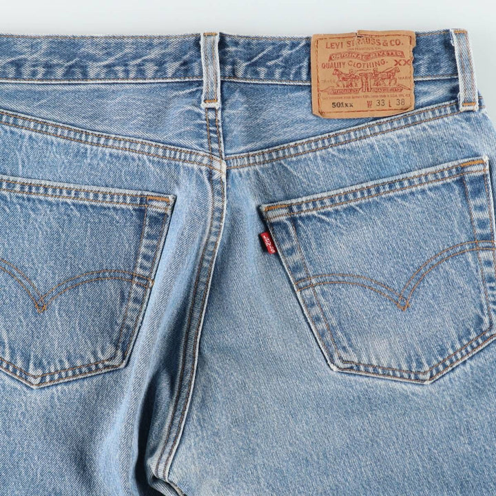 1990'S Levi's 1501-0117 Straight Denim Pants, Made in USA, Men's Size W31 (approx.), Vintage cotton blue type Vintage Second Hand