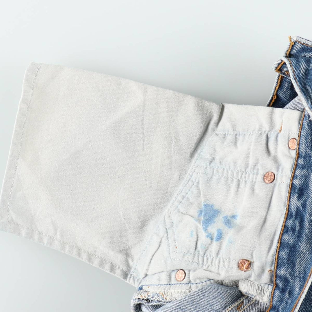 1990'S Levi's 1501-0117 Straight Denim Pants, Made in USA, Men's Size W31 (approx.), Vintage cotton blue type Vintage Second Hand