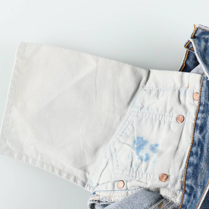 1990'S Levi's 1501-0117 Straight Denim Pants, Made in USA, Men's Size W31 (approx.), Vintage cotton blue type Vintage Second Hand