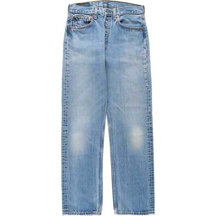 90'S Levi's 501-0000 Straight Denim Pants Made in USA Men's W30 Vintage cotton Blue type light blue Vintage Second Hand