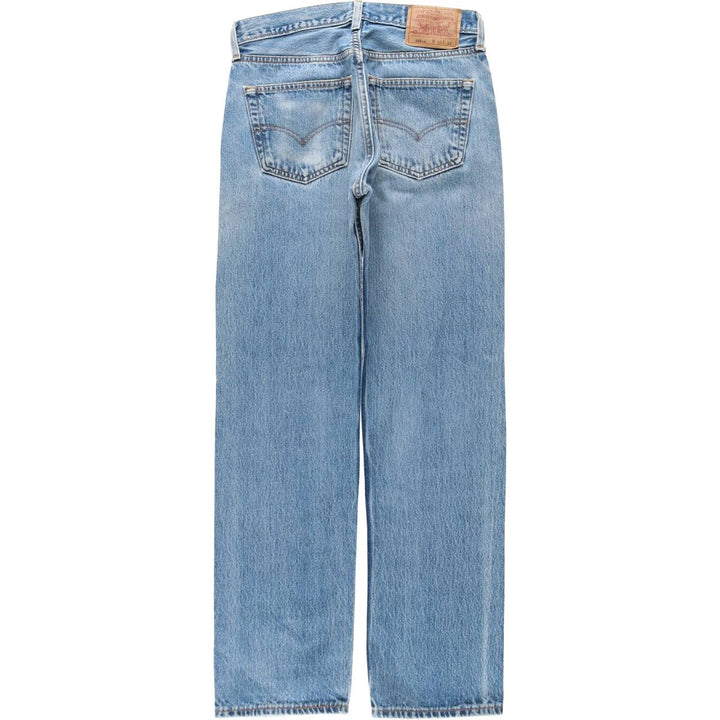 90'S Levi's 501-0000 Straight Denim Pants Made in USA Men's W30 Vintage cotton Blue type light blue Vintage Second Hand