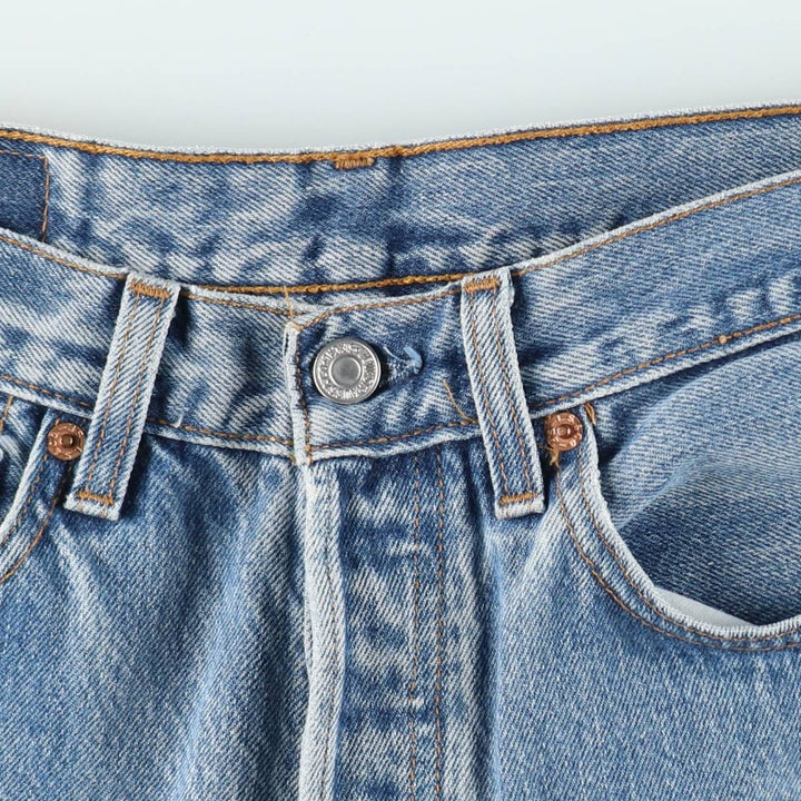 90'S Levi's 501-0000 Straight Denim Pants Made in USA Men's W30 Vintage cotton Blue type light blue Vintage Second Hand