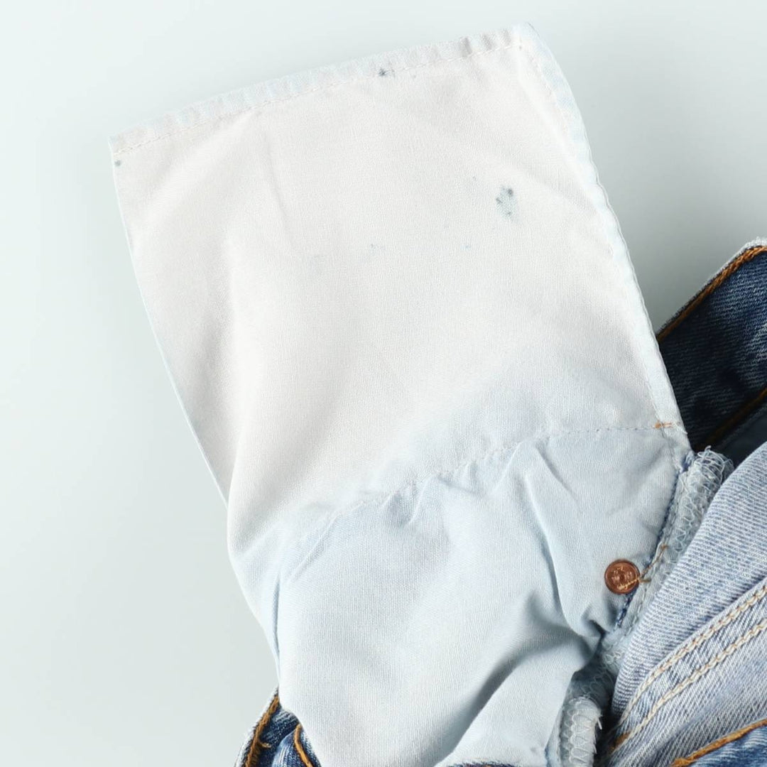 90'S Levi's 501-0000 Straight Denim Pants Made in USA Men's W30 Vintage cotton Blue type light blue Vintage Second Hand