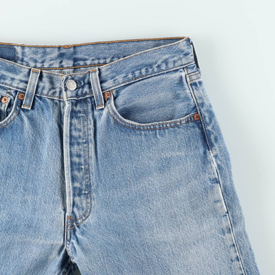 90'S Levi's 501-0000 Straight Denim Pants Made in USA Men's W30 Vintage cotton Blue type light blue Vintage Second Hand