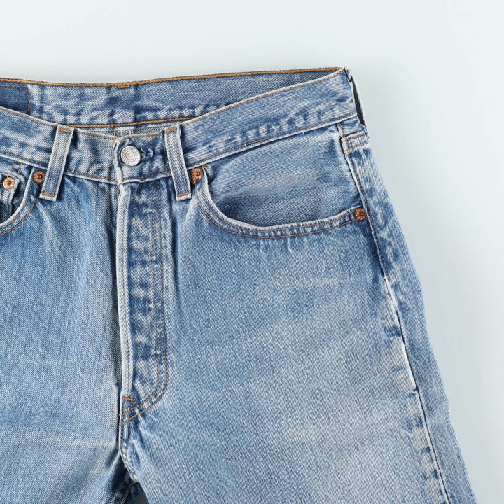 90'S Levi's 501-0000 Straight Denim Pants Made in USA Men's W30 Vintage cotton Blue type light blue Vintage Second Hand
