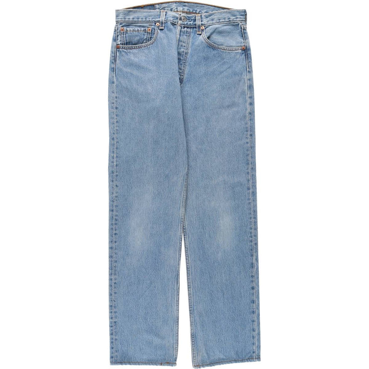 90'S Levi's 501-0193 Straight Denim Pants Made in USA Men's W31 Vintage cotton blue type Vintage Second Hand
